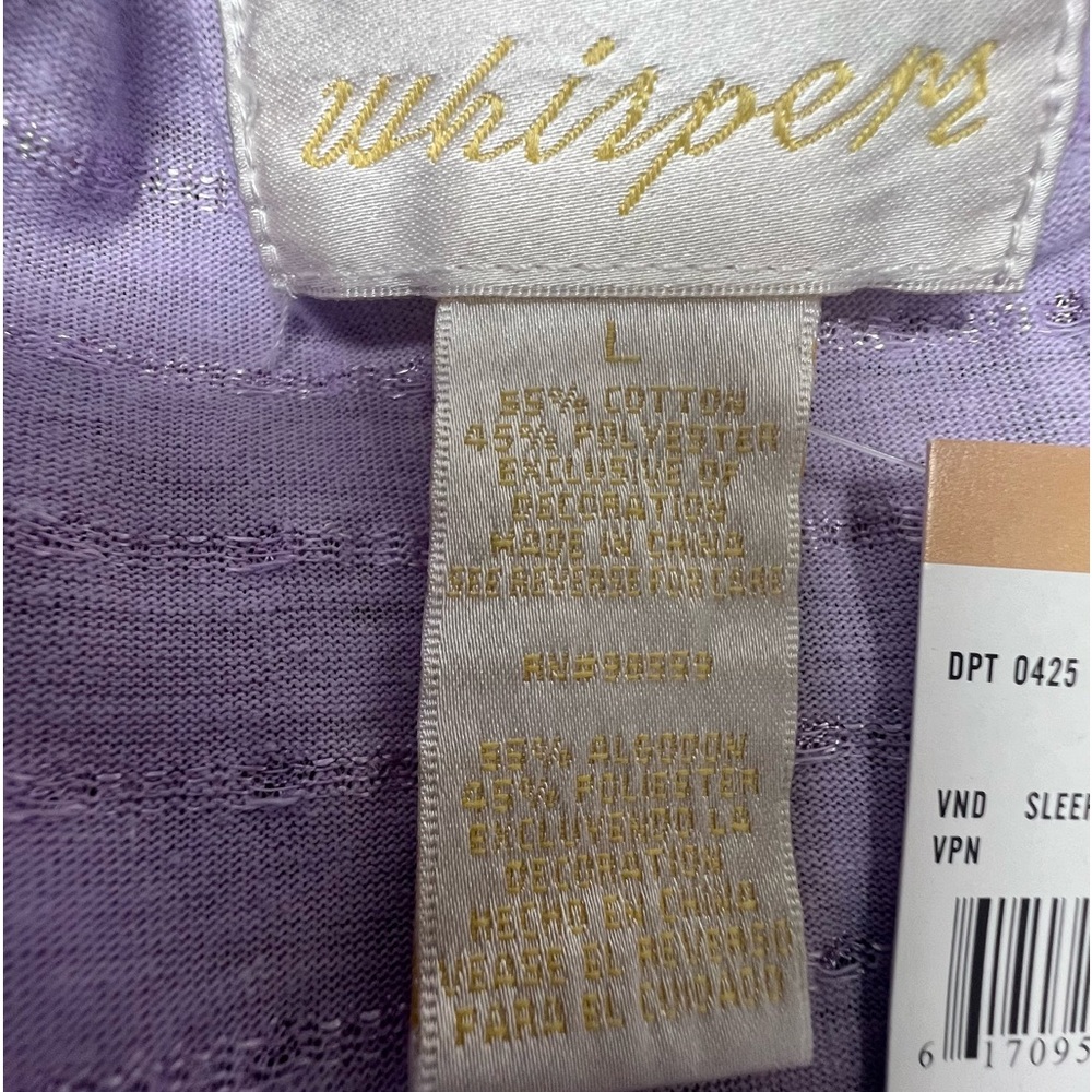 NWT Whispers Long Nightgown Women’s Large Prairie Feminine Maxi Gown Cottagecore - Picture 7 of 16